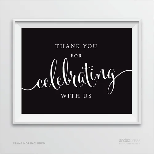 Miniatura 64 de Andaz Press Letreros de fiesta de boda, impresión formal en blanco y negro, 8.5 x 11 pulgadas, suite de novia, vestidor, paquete de 2