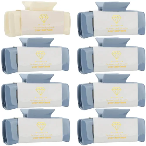 Miniatura 51 de 8 piezas de regalos de propuesta para dama de honor, juego de 8 pinzas de cabello de 10.4 cm cuadrados para despedida de soltera, ideas de regalo