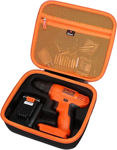 Miniatura 2 de Mchoi Funda rígida portátil compatible con taladro inalámbrico BLACK+DECKER 20V Max (LDX120C/LD120VA), solo funda, nueva versión