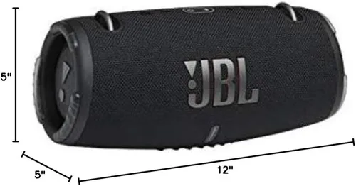 Miniatura 3 de JBL Xtreme 3 - Altavoz Bluetooth portátil, sonido potente y graves profundos, resistente al agua IP67, 15 horas de reproducción, Powerbank, JBL Negro