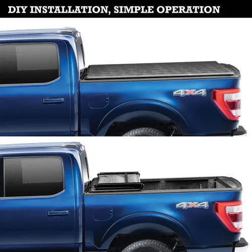 Miniatura 3 de RealTruck Extang Trifecta 2.0 Cubierta Tonneau plegable suave para caja de camioneta 92460 Se adapta a Toyota Tundra 2014 - 2021 sin sistema