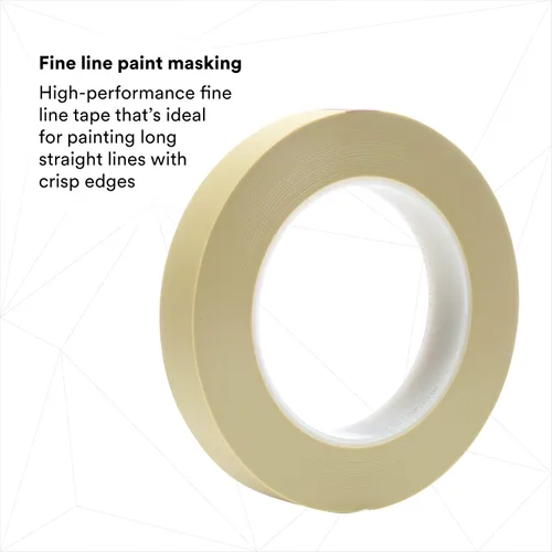 Miniatura 2 de Scotch Fine Line Tape 218, alto rendimiento, plástico de polipropileno, adherencia instantánea, resistente a la humedad y a los disolventes