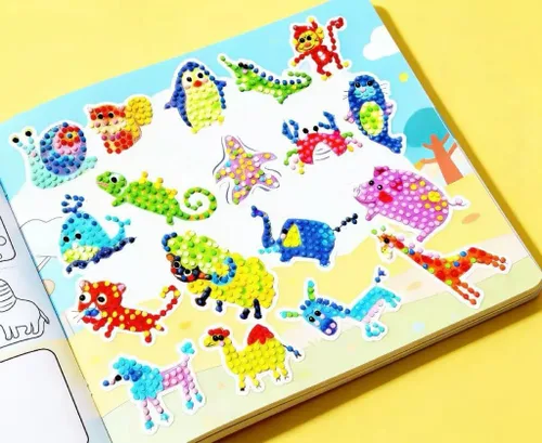 Miniatura 5 de FONYANE Kits de arte de diamantes para niños y niñas y niños, kits de joyería de calcomanías de animales, kit de manualidades para niños de 4, 5, 6