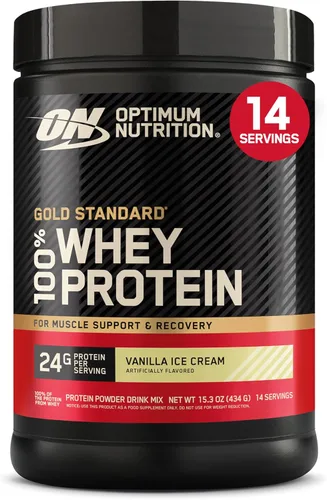 Miniatura 56 de Optimum Nutrition Estándar dorado 100% Proteína de Suero de Leche en Polvo, Pie de lima, 1.8 Libra