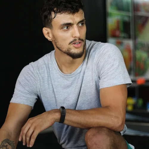 Miniatura 6 de Wanme Bandas para Amazfit Band 5 correas de repuesto para mujeres y hombres, paquete de 2 correas deportivas elásticas suaves compatibles