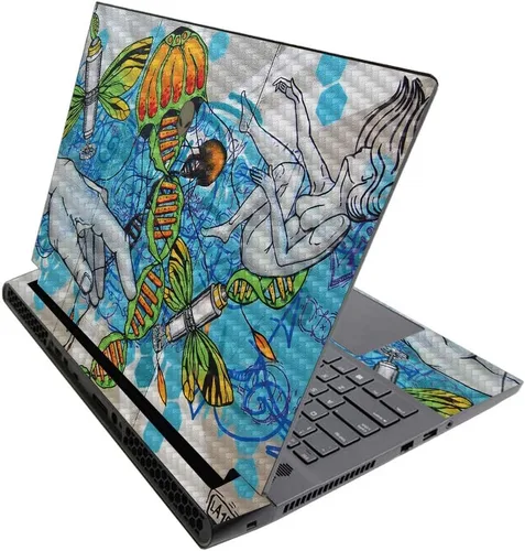 Miniatura 210 de MightySkins - Skin brillante con purpurina para Alienware M17 R3 (2020) y M17 R4 (2021) - Diversión de los años 90 Acabado duradero con purpurina