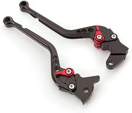 Miniatura 4 de FXCNC Billet - Palancas de embrague de freno ajustables largas compatibles con Benelli TNT300 TNT600 BN600 BN302 todos los años Palanca negra