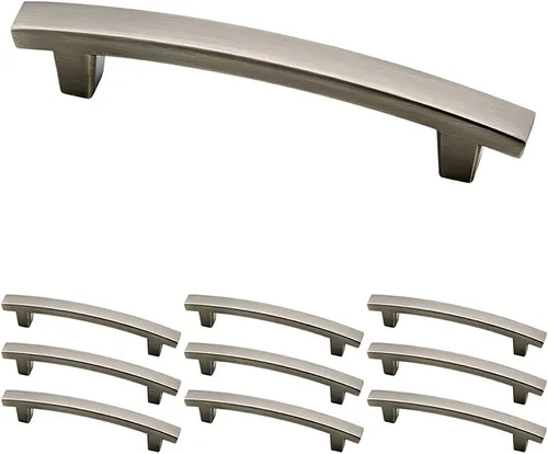 Miniatura 22 de Tiradores de níquel satinado de 5 pulgadas para muebles de cocina y cajones, de Franklin Brass, P29616K-SN-B Níquel cepillado