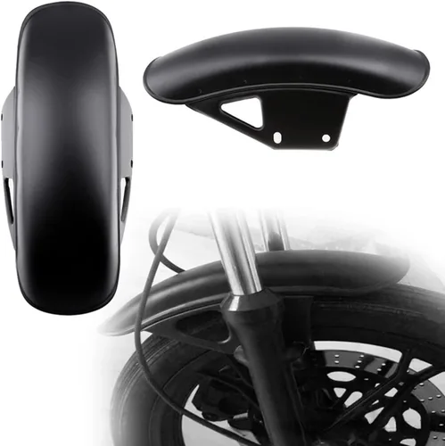 Miniatura 3 de Protector delantero de la aleta del fango de la motocicleta para GN125 GN250 negro metal guardabarros cubierta resistente protección todoterreno