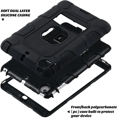 Miniatura 6 de ULAK Funda para iPad mini 1 2 3, Funda protectora de tres capas resistente a prueba de golpes con soporte para iPad mini 2, 1ª 2ª 3ª