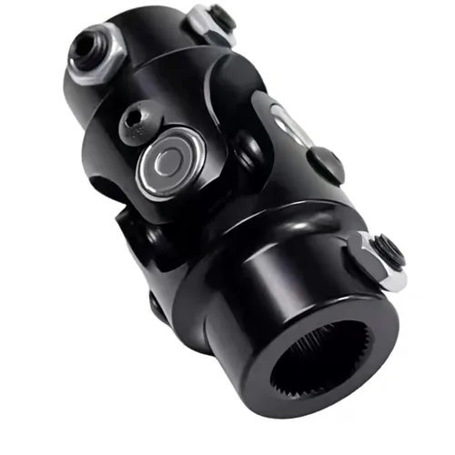 Eje de dirección Universal U Junta de repuesto automotriz Acoplador de juntas universales Acoplamiento de junta en U (1, negro, 3/4"-36 Spline X