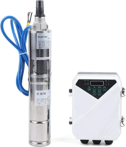 Miniatura 9 de Bomba sumergible solar de pozo profundo de 3 pulgadas, 24 V, 270 W, bomba de agua solar sumergible de acero inoxidable para riego agrícola + kit