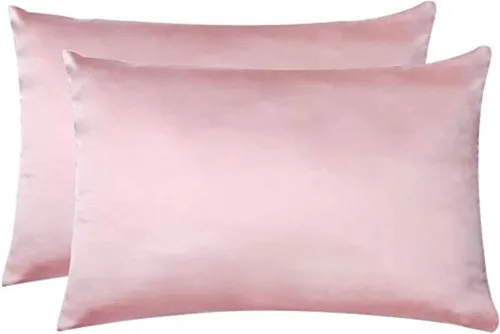 Miniatura 12 de Jocoku Juego de 2 fundas de almohada 100% seda de morera para cabello y piel, súper suaves y transpirables, tamaño estándar de seda natural Gris