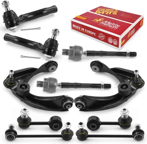 Miniatura 13 de Metrix Premium Chassis Parts - Kit de suspensión delantera de 10 piezas para BMW X5 2007-2013, BMW X6 2008-2014, reemplazo, fabricado en Europa