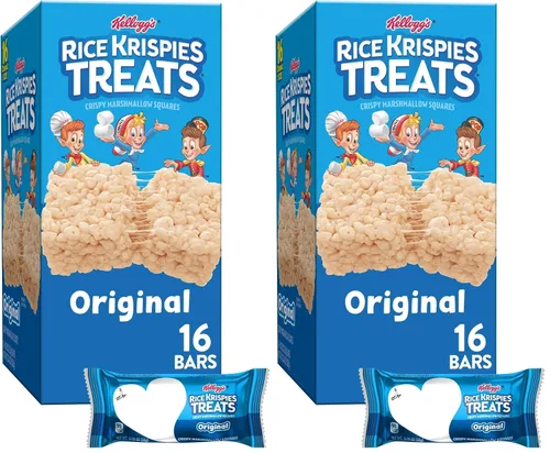 Miniatura 12 de Rice Krispies Las golosinas de Kellogg's Trats Original Marshmallow Bares - Classic Kid School Snack, Paquete de valor, Single Sirva (16 CUENTO)