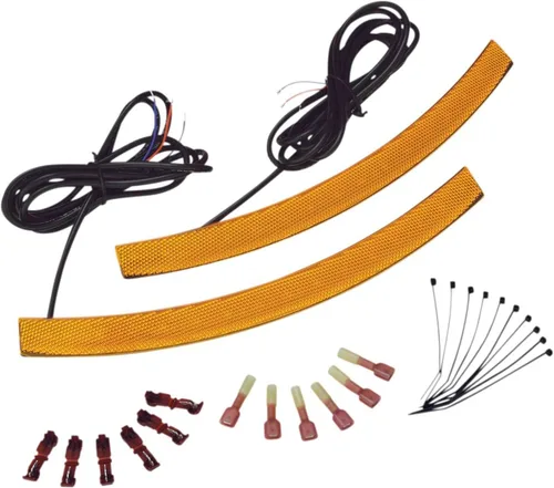 Show Chrome Accessories (41-173B) LED ámbar de guardabarros delantero Can-Am Spyder
