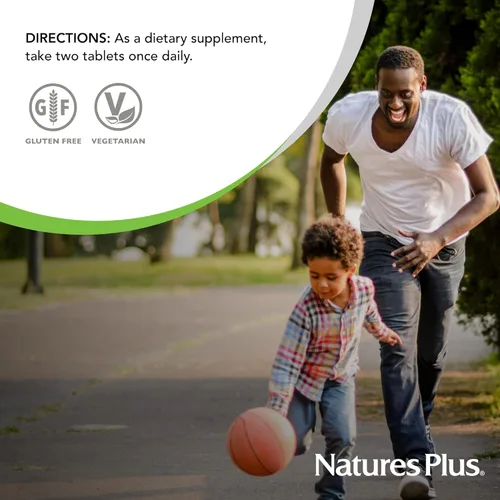 Miniatura 6 de NaturesPlus Hierro - 40 mg, 90 Tabletas - Vegetariano, Sin Gluten - 45 Porciones