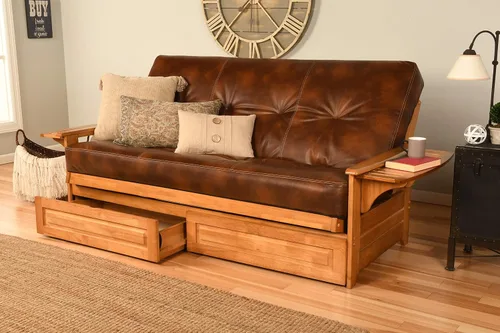Miniatura 14 de Kodiak Furniture - Juego de futón, blanco, Madera Tela, Canadá