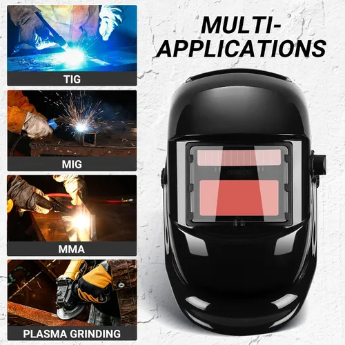 Miniatura 2 de Welding Helmet Auto Darkening: DEKORPO True Color Solar Powered Auto Darkening Welding Welder Mask Hood Helmets
