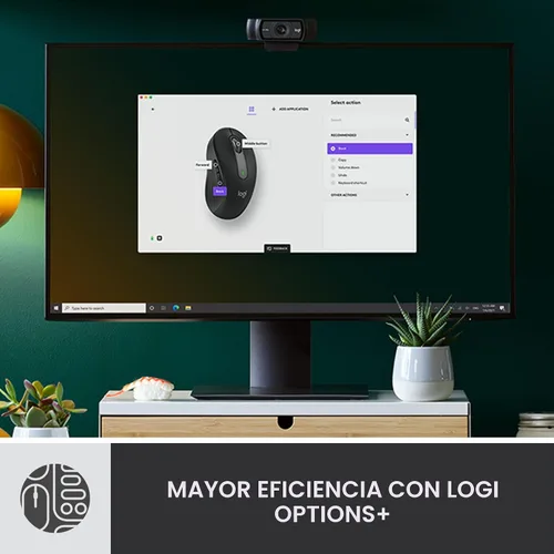 Miniatura 8 de Logitech Signature MK650 Combo para Negocios, Mouse y Teclado Inalámbricos, Logi Bolt, Bluetooth, SmartWheel, Certificado Globalmente, Grafito