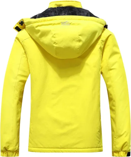 Miniatura 2 de Pooluly - Chaqueta de invierno para esquísnowboard para mujer, con capucha, impermeable, rompeviento