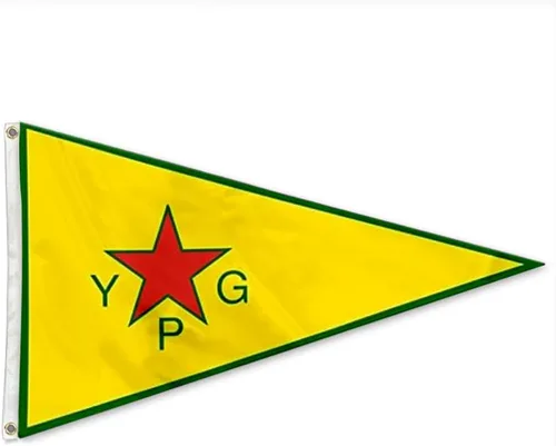 Miniatura 2 de Fyon Unidades de protección del pueblo YPG; bandera oficial del ala armada del Comité Supremo Kurdo 3x5ft