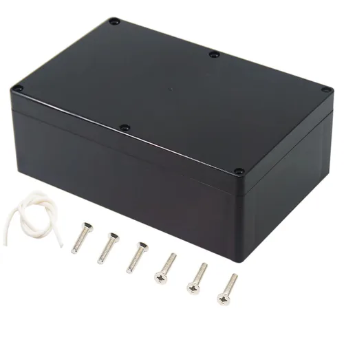 Miniatura 27 de Caja de conexiones, Caja de proyectos Zulkit IP65 impermeable para exterior cajas de plástico ABS Cajas eléctricas electrónicas negras 10.4 x 7.2 x