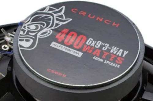 Miniatura 3 de Crunch CS693 - Altavoz de coche de 3 vías de rango completo, 6 x 9 pulgadas