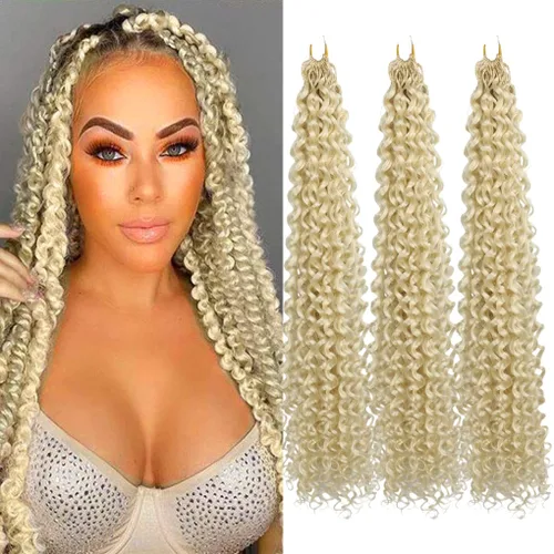 Miniatura 15 de 3 trenzas de ganchillo Passion Twist, cabello sintético preseparado para trenzar de 14 pulgadas, 3 paquetes de cabello trenzado pretrenzado