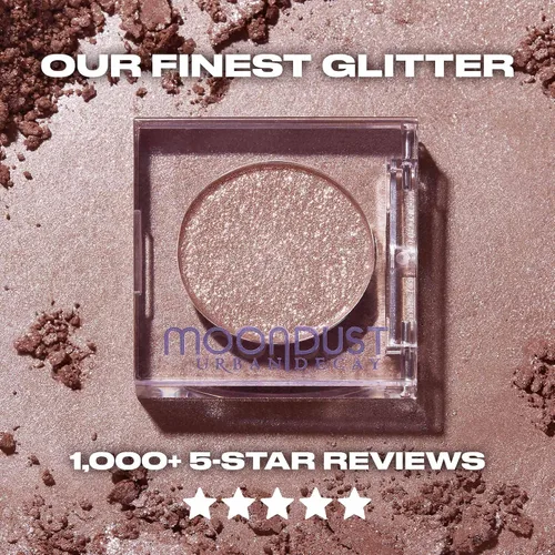 Miniatura 7 de URBAN DECAY Sombra de ojos con purpurina 24/7 Moondust - Maquillaje de ojos brillante, uso de larga duración, acabado brillante altamente Solsticio