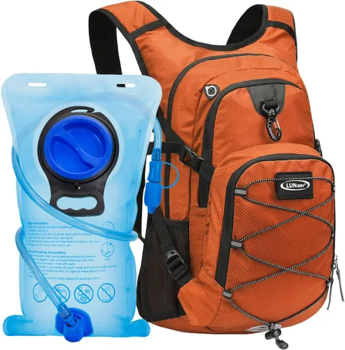 Miniatura 9 de Mochila de hidratación con vejiga de agua de 3 litros, mochila de hidratación aislada para correr, mochila de agua ligera para senderismo, ciclismo