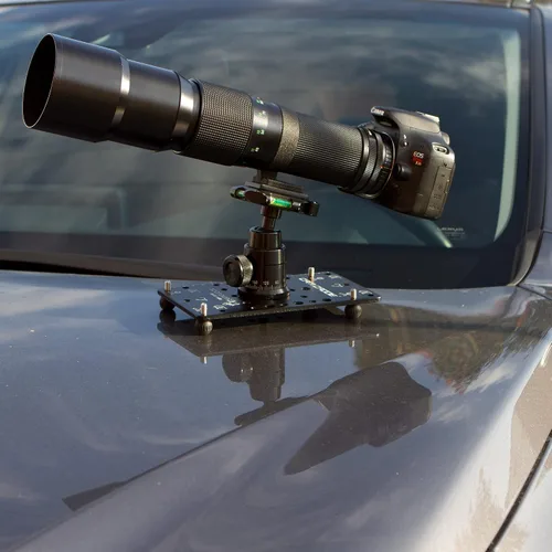Miniatura 7 de Cam Caddie Placa de queso ultra plana de ángulo bajo POD/trípode para cámaras DSLR, sin espejo y de acción