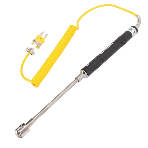 Miniatura 3 de Sensor de temperatura de termopar tipo K con funda de acero inoxidable y mango aislado Medición precisa de -58.0 °F a 932.0 °F para monitoreo