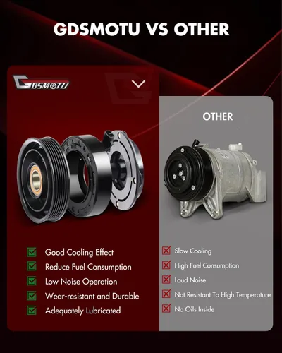 Miniatura 7 de Compresor de CA con embrague compatible con Nissan para MAXIMA 3.5L 2008-2014 para Pathfinder 3.5L 2013-2014 para Quest 3.5L 2011-2015
