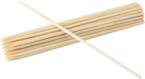Miniatura 2 de Restaurantware Robata - Pinchos para asar de 8 pulgadas, 100 pinchos de alta resistencia, pinchos de bambú desechables congelables para verduras