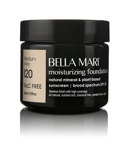 Miniatura 23 de Bella Mari - Base hidratante natural, color beige claro (B10); plástico sin PBA de 2