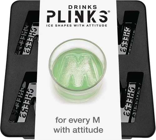 Miniatura 15 de DrinksPlinks Bandeja de Cubitos de Hielo con Letra H - Molde de Cubitos de Hielo de Silicona Personalizado para Whisky – Bandeja Grande