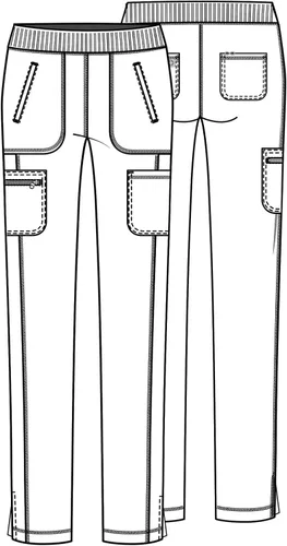 Miniatura 7 de Cherokee Infinity CK065A - Pantalones quirúrgicos sin cierre para mujer