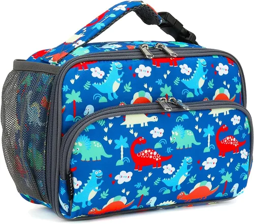 Miniatura 18 de FlowFly Lonchera para niños, bolsa suave aislada, mini hielera para el regreso a clases, kit de bolsa térmica para comidas, para niñas, niños, Avión