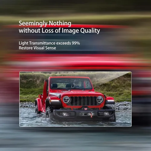 Miniatura 5 de Protector de pantalla para Jeep Wrangler Gladiator 2025 2026 para Jeep Wrangler JL Gladiator 4xe Sport Rubicon Sahara Willys Sport S de 12.3