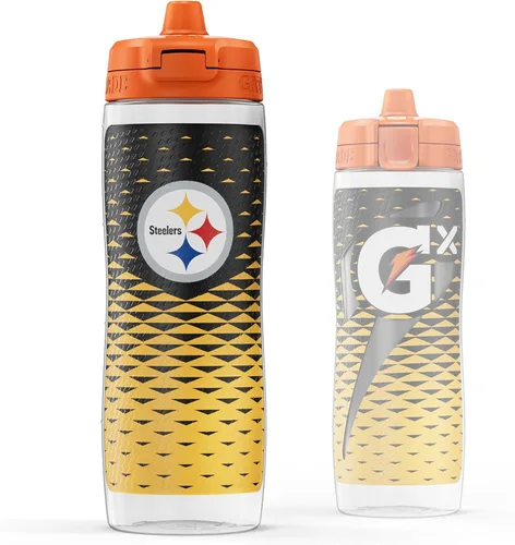 Miniatura 26 de Gatorade Gx NFL - Botellas antideslizantes para apretar, 30 onzas líquidas, sistema de hidratación Gx