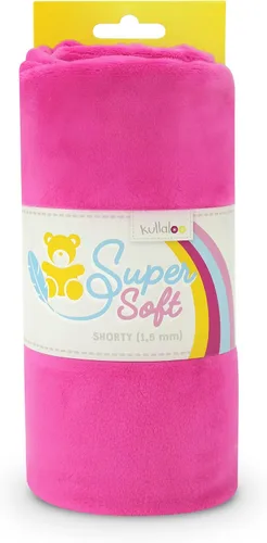 Miniatura 15 de kullaloo Tela de Felpa Tela Minky Blanca Sólida para Coser Material de Abrazo Súper Suave 39.5x29.5 pulgadas Peluches, Mantas de Bebé
