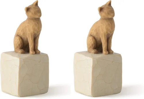 Miniatura 7 de Willow Tree Love My Cat (Ligero), Siempre conmigo, lleno de personalidad, un regalo para celebrar la adopción de una mascota para amantes