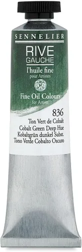 Miniatura 115 de Sennelier Acrílico para artistas extrafinos, 2.0 fl oz, luz verde cromo S3