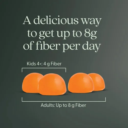 Miniatura 5 de New Chapter Gomitas de fibra orgánica para adultos y niños (a partir de 4 años), fibra prebiótica a base de plantas para la salud digestiva