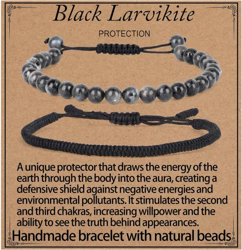 Miniatura 45 de LPBeads Pulsera de piedra natural hecha a mano de tamaño ajustable