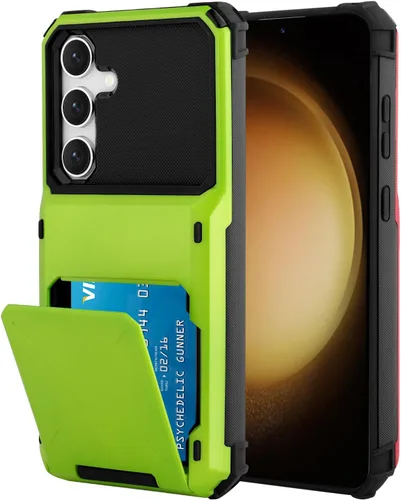 Miniatura 49 de Funda tipo cartera para Samsung Galaxy S22 Ultra con 4 ranuras para tarjetas de crédito a prueba de golpes, funda híbrida de protección reforzada