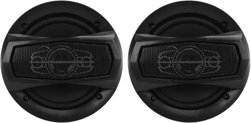 Miniatura 4 de 1 par de altavoces coaxiales del coche 6in altavoces 350W alta potencia negro para la actualización del automóvil