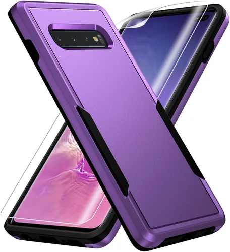 Miniatura 8 de Funda para Samsung Galaxy S10 Plus, con Protector de Pantalla [Probado contra Caídas de Grado Militar] Funda Protectora de Servicio Pesado