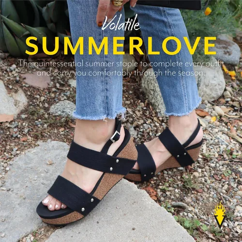 Miniatura 2 de VOLATILE Sandalias de cuña Summerlove para mujer